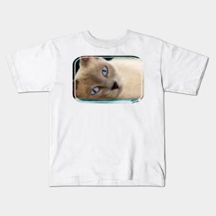 Frankie Blue Eyes Kids T-Shirt